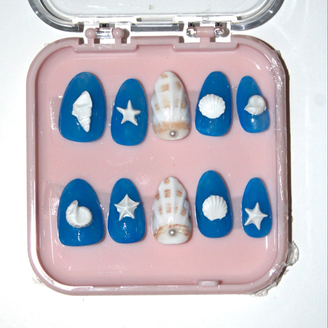 Shell Press On Nails