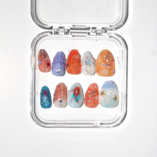 Under The Sea Press On Nails